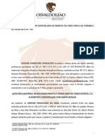 Reconhecimento de união estável e pedido de alimentos