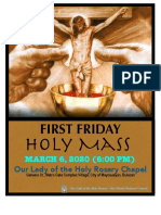 OLHR First Friday Mass Invitation