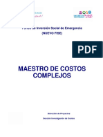 Guía de Costos No 13 - Catálogo de Costos Unitarios Complejos PDF
