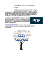 Peer Mentoring Blog