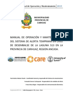 Manual de Operación y Mantenimiento Carhuaz Sat