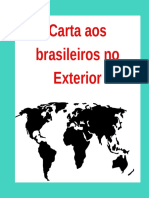 Carta Aos Brasileiros No Exterior