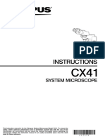 Olympus CX41 Microscope Manual