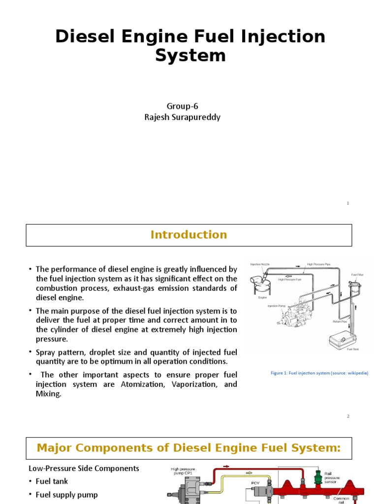Diesel Engine Fuel Injection Systems Overview | PDF | Fuel Injection ...