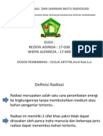 Tugas Kendali Dan Jaminan Mutu Radiologi