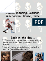 Manner and Cause of Death