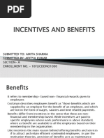 Incentives and Benefits