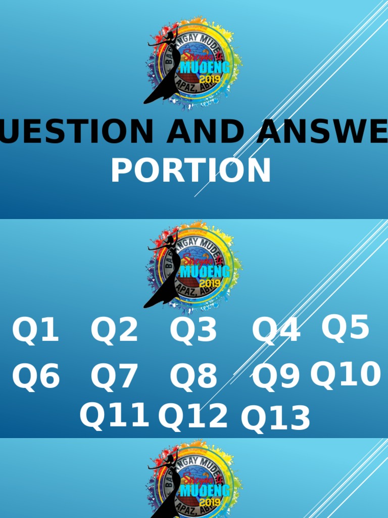 Pageant Questions | PDF