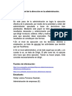 Aporte Epistemologia, Papel de Dirigir en La Administración.