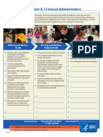 Pan Flu Checklist K 12 School Administrators Item2