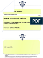 Exposición DEONTOLOGÍA JURÍDICA. Oct. 2019. 3er. curso.