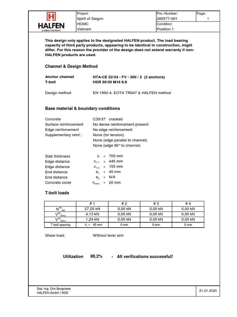 Position 1 - HTA-CE 5234 | PDF | Classical Mechanics | Composite Material
