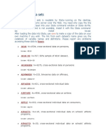 Lista de Comandos Database Wooldridge