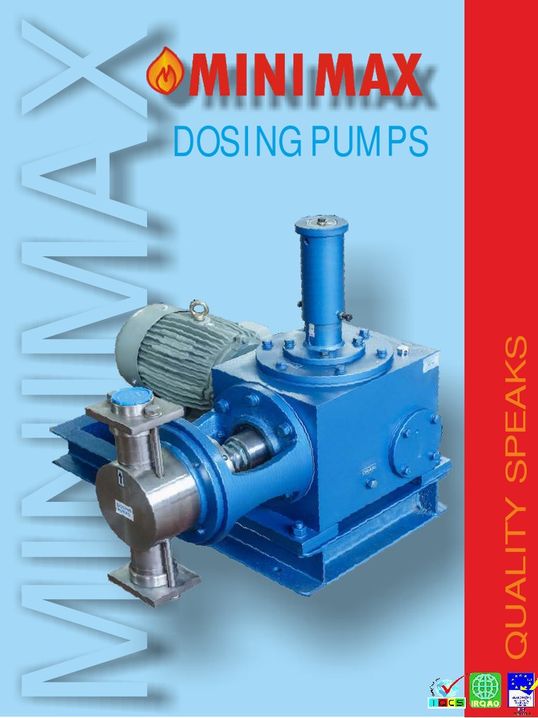 MINIMAX Dosing Pumps Quality and Features PDF Pump Valve