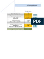 Wind Load Calculation