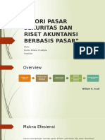 Teori Pasar Sekuritas Dan Riset Akuntansi Berbasis