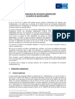 Communication Documents Publics (MP)
