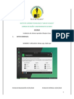 Manjaro Linux Informe .. Tatiana