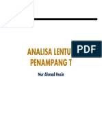 5 Analisa Lentur Penampang T