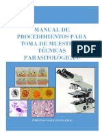 Manual de Toma de Muestra Parasitologica 2016 PDF