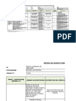 MATRIZ DE PLAN DE ESTUDIO. CETPRO 3ra BRIG CAB