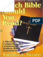 Which Bible Should You Read - A - Nelson, Thomas A. - 4520 PDF