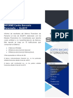 Informe Sistema Financiero de Panamá Al Mes de Diciembre 2019
