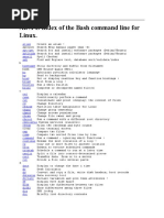 An A-Z Index of The Bash Command Line For Linux