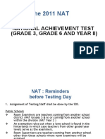 2011 NAT Orientation