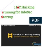 Practical IoT Hacking Training For InfoSec Startup