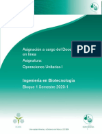 Operaciones Unitarias I 2020-S1-B1. Asignación a cargo del docente en línea