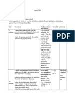 Lesson Plan Grid