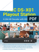 AREC DS-X01 Datasheet