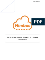 Indonesia - NIMBUS CMS USER'S MANUAL V1.2.0.0