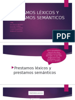 Prestamos Léxicos y Prestamos Semánticos