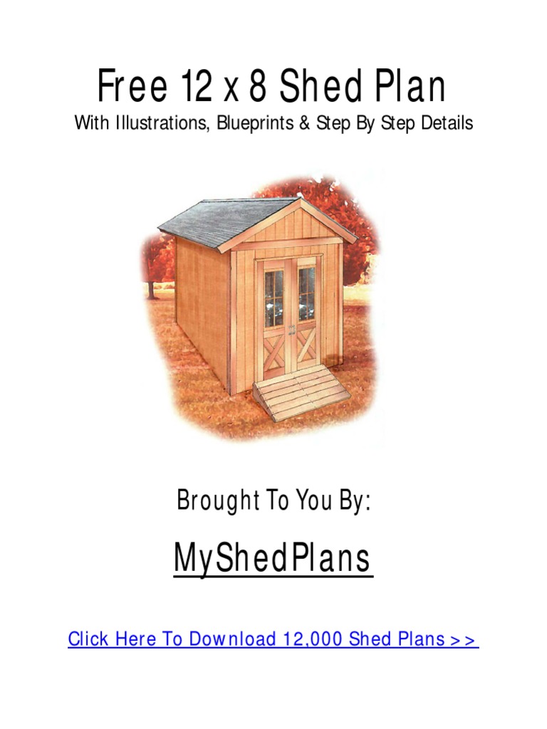 12 X 8 Shed Plan | PDF