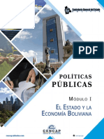 Módulo 1 Políticas Públicas - El Estado y la Economía Boliviana