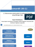 5 1 1 Pokok Pokok Isi Sambutan Khotbah1