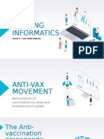 Anti Vaccination-Nursing Informatics