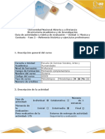 Guía de Actividades y Rubrica de Evaluación - Fase 2 - Referente Histórico y Ejercicios Preliminares