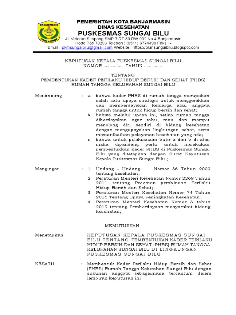 Sk Kader Phbs 2020 Pdf