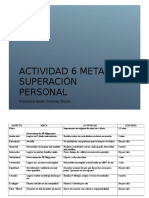 ACTIVIDAD 6 Metas de Superación Personal