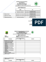 Jadwal Sterilisasi Alat