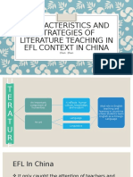 Characteristics and strategies of literature teaching in efl [Autosaved]