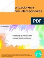 Organizaciones e Instituciones Internacionales CORRECTA