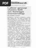 Manila Standard, Mar. 12, 2020, Labor group slams bill on foreign ownership.pdf