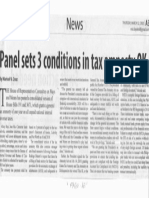 Manila Standard, Mar. 12, 2020, Panel Sets 3 Conditions in Tax Amnesty Ok PDF
