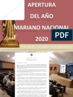 Apertura Del Año Mariano Nacional PDF
