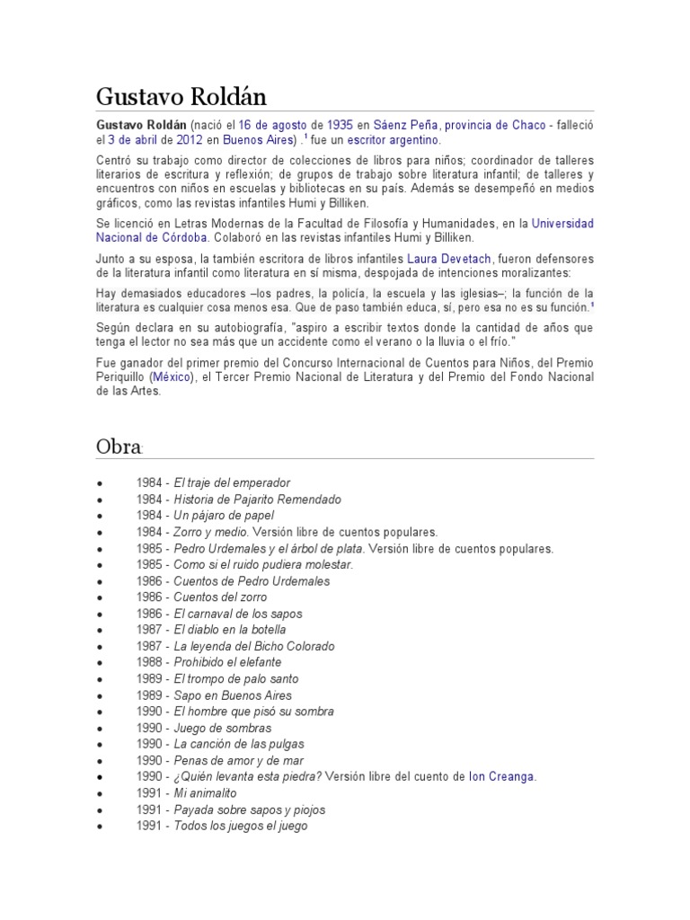 Gustavo Roldán | PDF