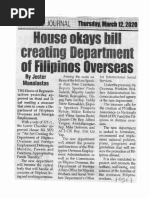 Peoples Journal, Mar. 12, 2020, House okays bill creating Department of Filipinos Overseas.pdf